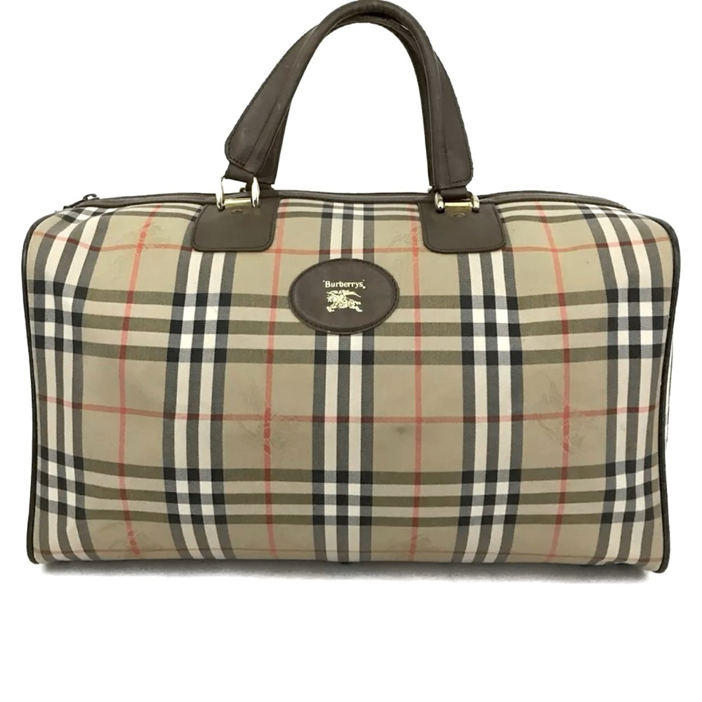 Burberry House Check Boston Bag